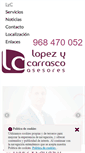 Mobile Screenshot of lopezycarrasco.com